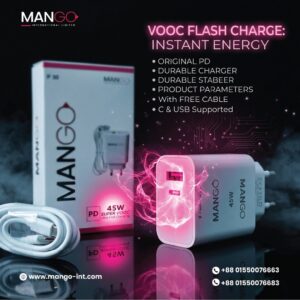 Mango P30 Super Vooc ultra Fast Charger 45W