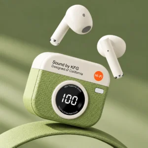 Q86 TWS Wireless Earphone Bluetooth Headphones Sport Stereo Fone Bluetooth Earbuds for iPhone Retro Camera Style