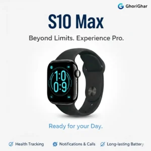 S10 Max Smart Watch 2.29 Inch AMOLED Display NFC Bluetooth Call Wireless Charging